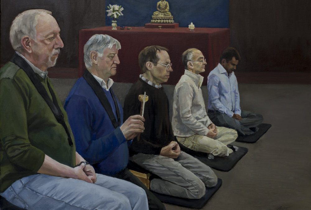 Beginning of a Zen Meditation session in Milton Keynes