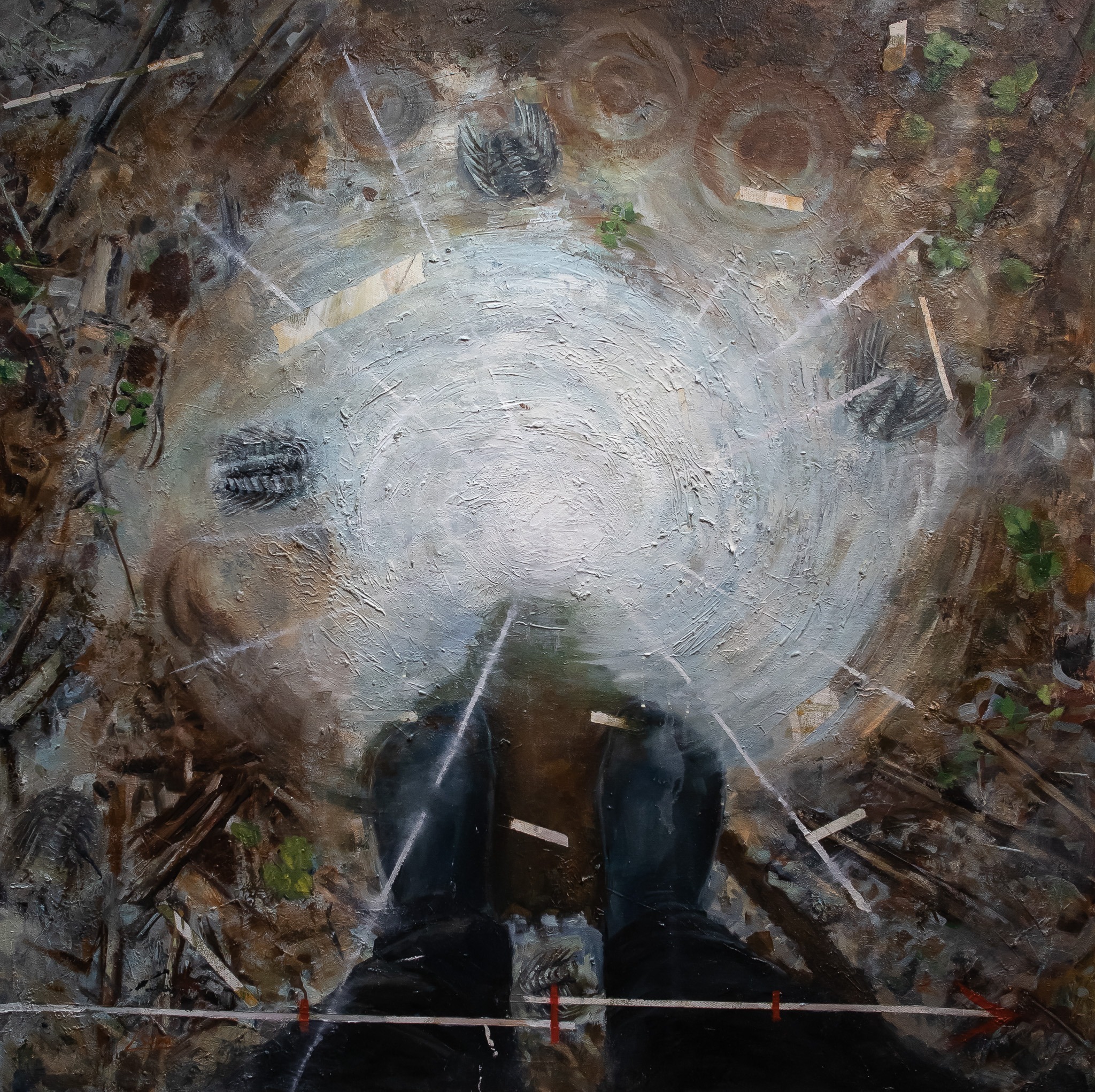 The Portal to the No-Self The Portal to the No-Self, oil painting by Csaba Tibor Palotás